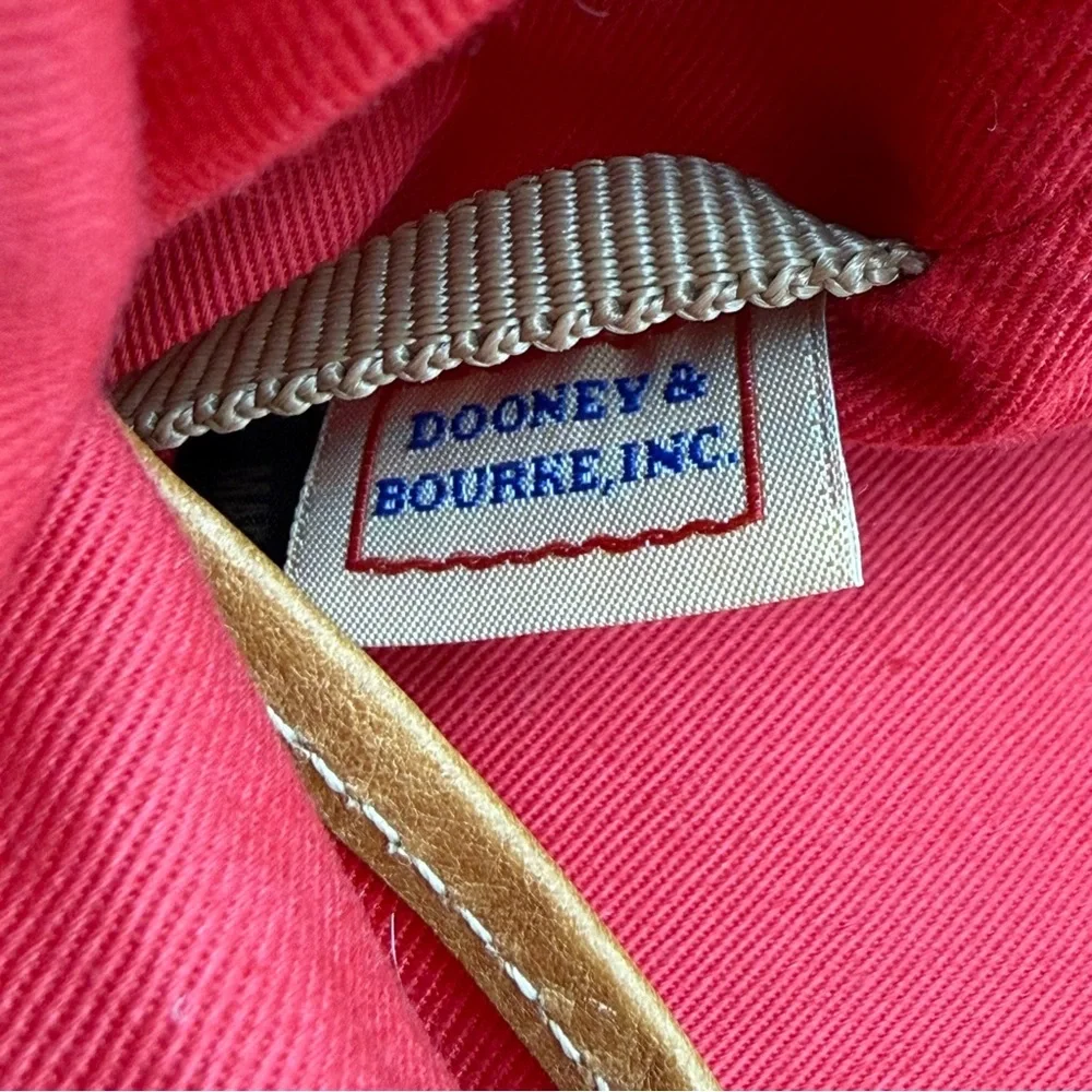 Vintage Dooney & Bourke Safari Giraffe Print Canvas Tote Bag - Picture 9 of 16